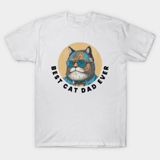 BEST CAT DAD EVER T-Shirt